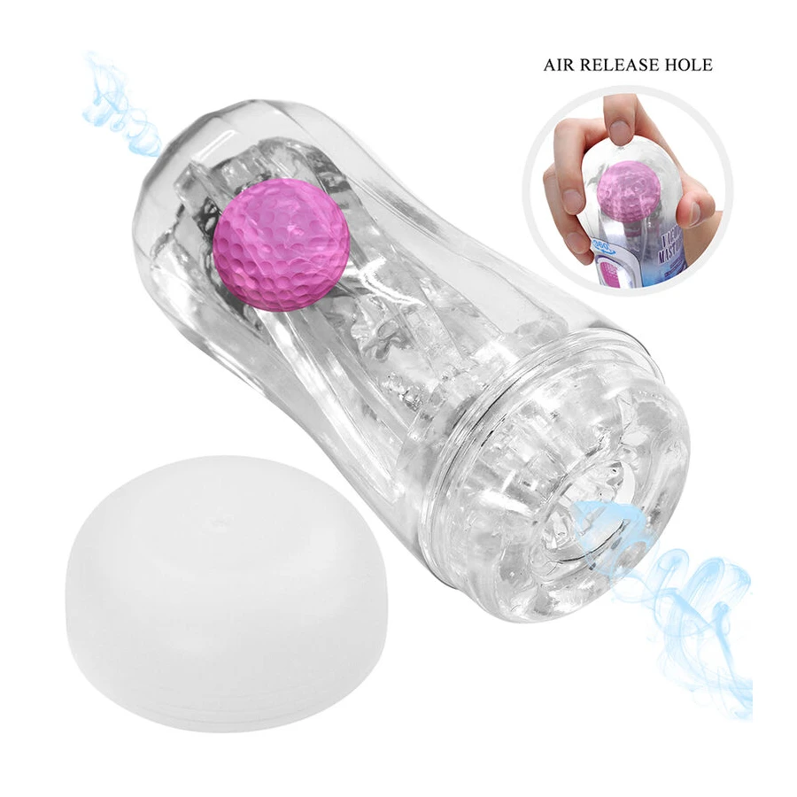 PRETTY LOVE - 360 TEXTURED MASTURBATION CUP CLEAR